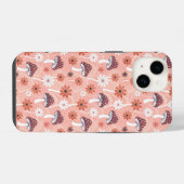 Wavy Mushroom Garden iPhoneケース (裏面横)