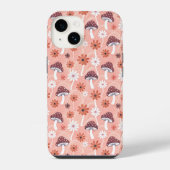 Wavy Mushroom Garden iPhoneケース (裏面)