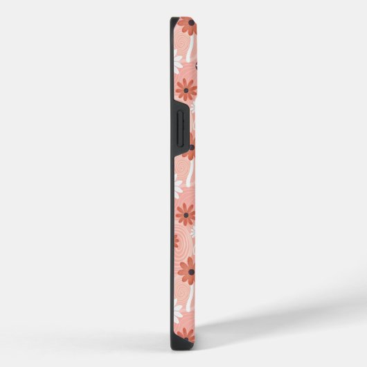 Wavy Mushroom Garden iPhoneケース (右側面)