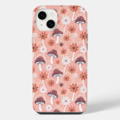 Wavy Mushroom Garden iPhoneケース (裏面)