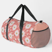 Wavy Pink Daisies ダッフルバッグ (右コーナー)
