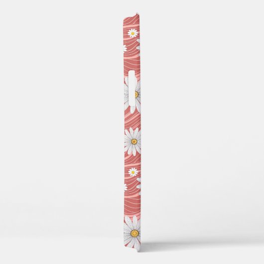 Wavy Pink Daisies Case-Mate iPhoneケース (裏面 / 右)