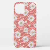 Wavy Pink Daisies Case-Mate iPhoneケース (裏面)