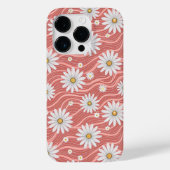 Wavy Pink Daisies Case-Mate iPhoneケース (裏面)