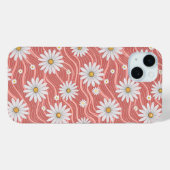Wavy Pink Daisies Case-Mate iPhoneケース (裏面 (横))