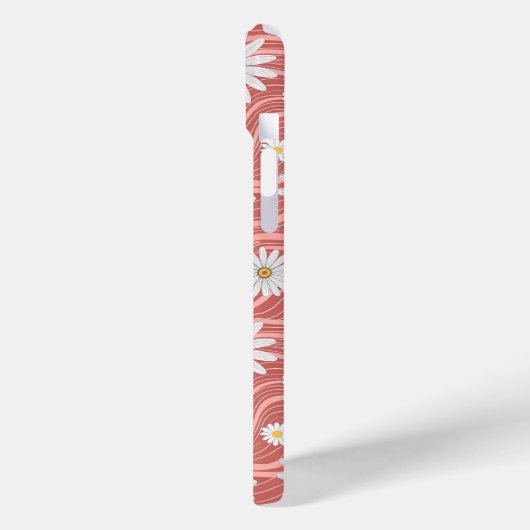 Wavy Pink Daisies Case-Mate iPhoneケース (裏面 / 左)