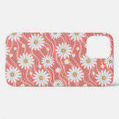 Wavy Pink Daisies Case-Mate iPhoneケース (裏面 (横))