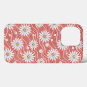 Wavy Pink Daisies Case-Mate iPhoneケース (裏面 (横))