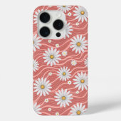 Wavy Pink Daisies Case-Mate iPhoneケース (裏面)