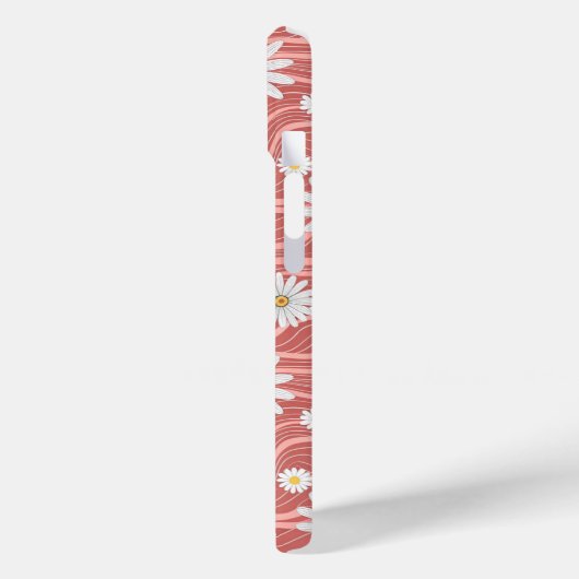 Wavy Pink Daisies Case-Mate iPhoneケース (裏面 / 左)