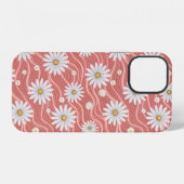 Wavy Pink Daisies iPhoneケース (裏面横)