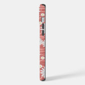 Wavy Pink Daisies iPhoneケース (左側面)