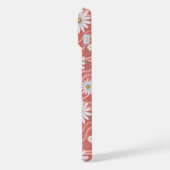Wavy Pink Daisies iPhoneケース (左側面)