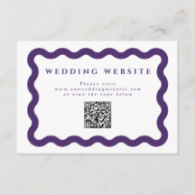 Wavy Purpleの結婚WebサイトQRコード