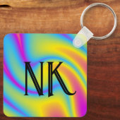 wavy rainbow キーホルダー (裏面)