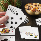 Wavy Rainbow Stripes Leading to Pot of Gold トランプ (インサイチュ)