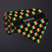 Wavy Senegal Flag Pattern  ネクタイ