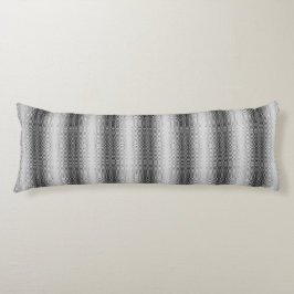 Wavy Sidesleeperpillow - Black & White  ボディピロー
