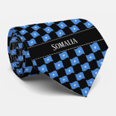 Wavy Somalia Flag Pattern  ネクタイ (ロール)