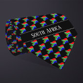Wavy South Africa Flag Pattern  ネクタイ