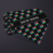 Wavy South Sudan Flag Pattern ネクタイ