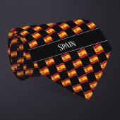 Wavy Spain Flag Pattern  ネクタイ