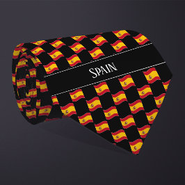 Wavy Spain Flag Pattern  ネクタイ