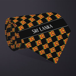 Wavy Sri Lanka Flag Pattern  ネクタイ
