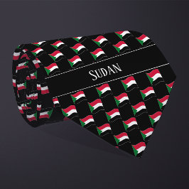 Wavy Sudan Flag Pattern  ネクタイ