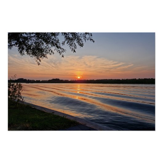 Wavy sunset  ポスター (正面)