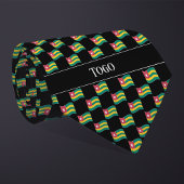 Wavy Togo Flag Pattern  ネクタイ
