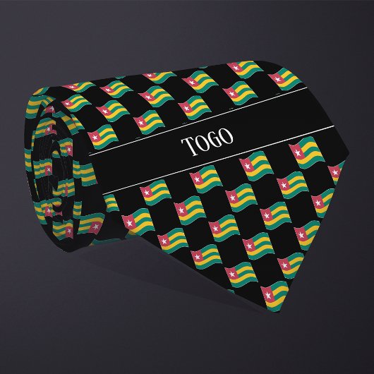Wavy Togo Flag Pattern  ネクタイ