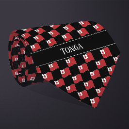 Wavy Tonga Flag Pattern  ネクタイ