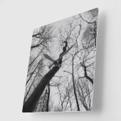 Wavy_Tree_Clock スクエア壁時計 (傾斜)