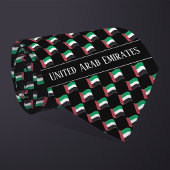 Wavy United Arab Emirates Flag Pattern  ネクタイ