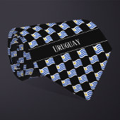 Wavy Uruguay Flag Pattern  ネクタイ