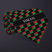 Wavy Vanuatu Flag Pattern  ネクタイ
