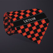 Wavy Vietnam Flag Pattern  ネクタイ
