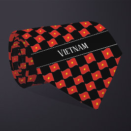 Wavy Vietnam Flag Pattern  ネクタイ