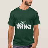 Wawa Eaglesロゴ（白） Tシャツ (正面)