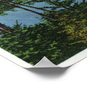 Wawbeek Club View of Upper Saranac Lake ポスター (角)