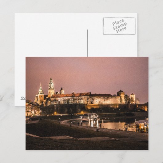 Wawelの城 ポストカード (正面/裏面)
