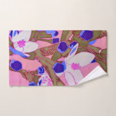 Wax Flower Bath Towel – Australian Native Floral B バスタオルセット (ハンドタオル)