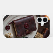 Wax Sealed Journal Dark Academia Case iPhone 16ケース (裏面横)