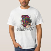 Waxbabe Bassnectarのロゴのティー Tシャツ (正面)