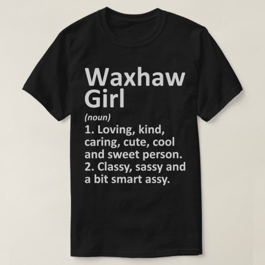 WAXHAW L NCノースカロライナおもしろいシティホームルーツG Tシャツ (デザイン正面)