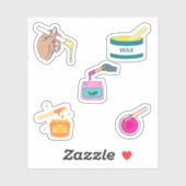 Waxingステッカー シール (シート)