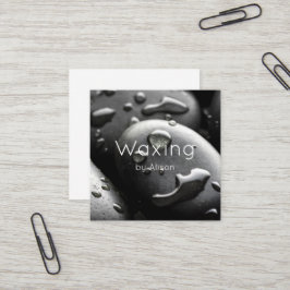 Waxingブラック スクエア名刺