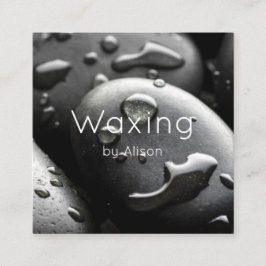 Waxingブラック スクエア名刺