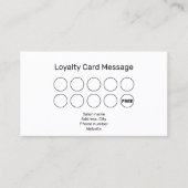 Waxing技術者/エステティシャン金ゴールドロイヤリティ 名刺 (正面)